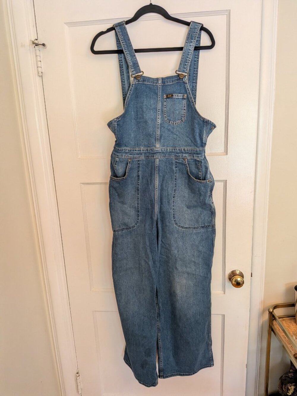 Lee Vintage-Style 1940s Factory Overalls Medium Wash Size Medium